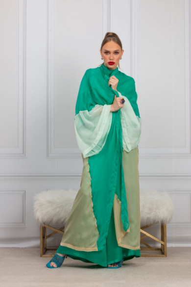 Emerald green kimono | Inouchkaa | Snazzy Marketplace