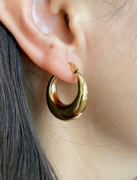 JADE HOOP EARRINGS - Snazzy Marketplace