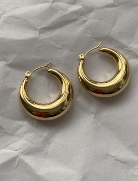 JADE HOOP EARRINGS - Snazzy Marketplace